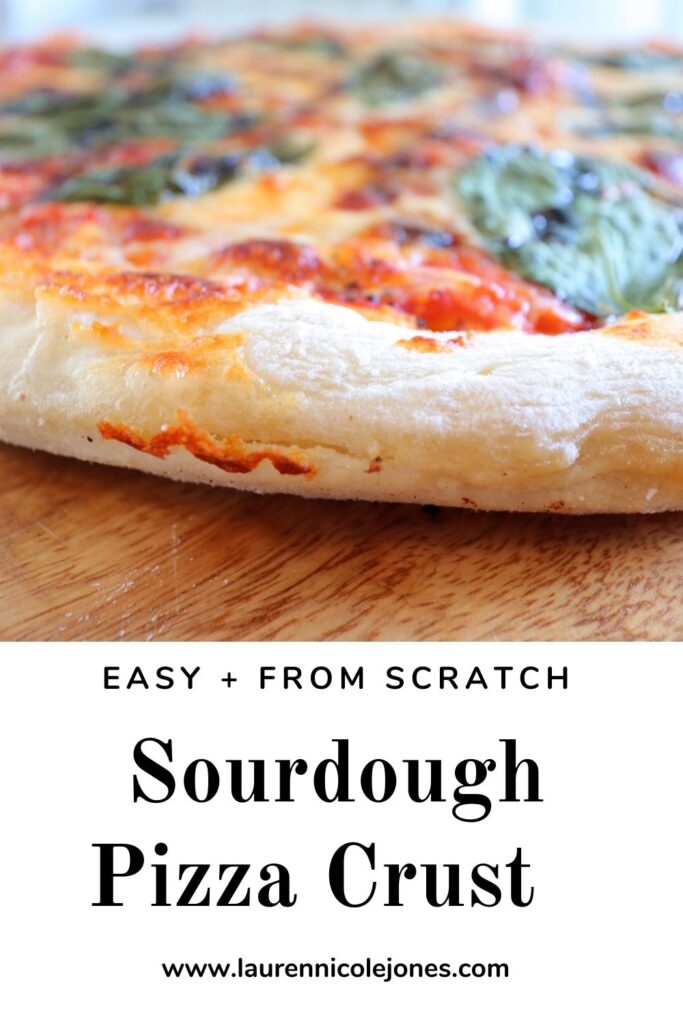 Easy sourdough pizza crust