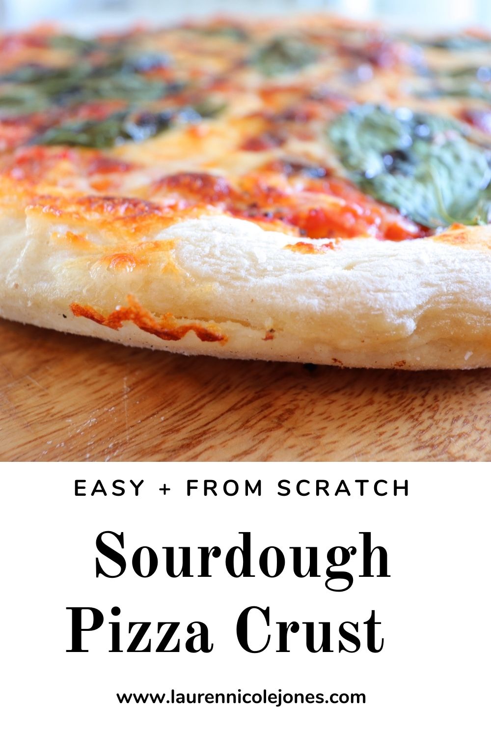 Easy sourdough pizza crust