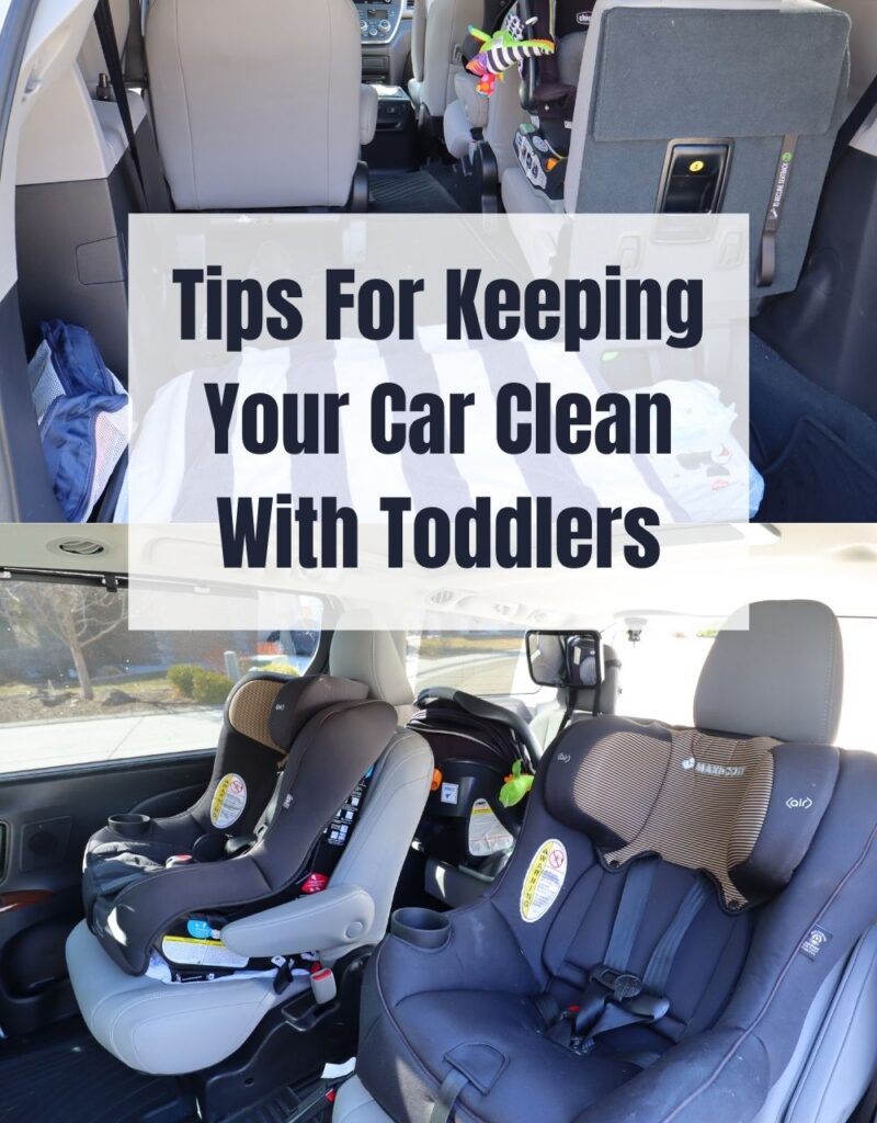 Tips For Keeping Your Car Clean With Toddlers
