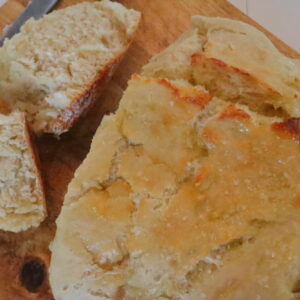 Crusty artisan bread