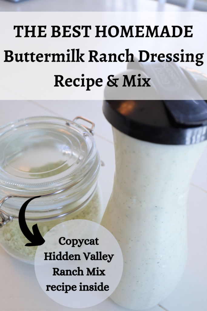The Best Homemade Buttermilk Ranch Dressing Recipe