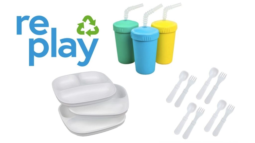 Eco Friendly Toddler Tableware from Re-Play