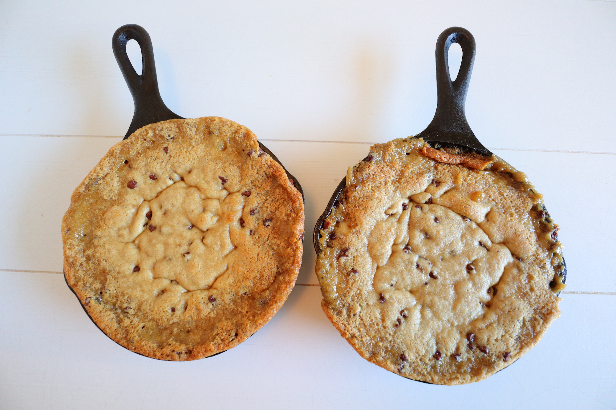 Pizookie (chocolate chip cookie in a skillet) Recipe - Home and Kind